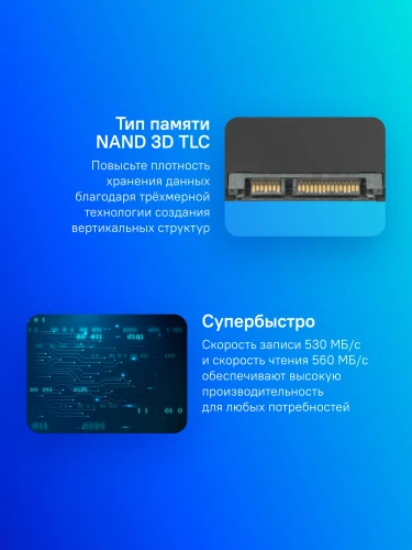 Накопитель SSD Silicon Power SATA-III 512GB SP512GBSS3A55S25 Ace A55 2.5"