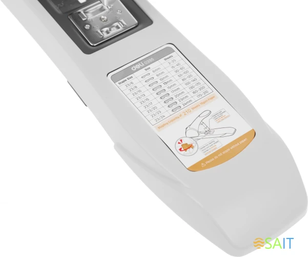 Степлер мощный Deli E0395 23/6 23/8 23/10 23/13 23/15 23/17 23/20 23/23 (210листов) ассорти 100скоб коробка