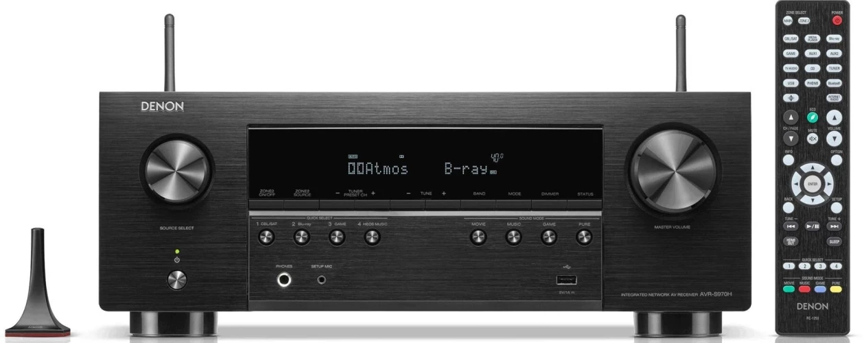 Ресивер AV Denon AVR-S970H 7.2 черный