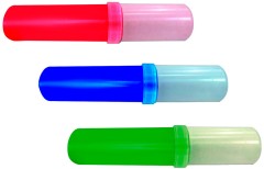 Пенал-тубус Silwerhof ассорти 1отд. 195х40мм пластик