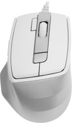 Мышь A4Tech Fstyler FM45S Air белый/серебристый оптическая 2400dpi silent USB 7but (FM45S AIR USB (SILVER WHITE))