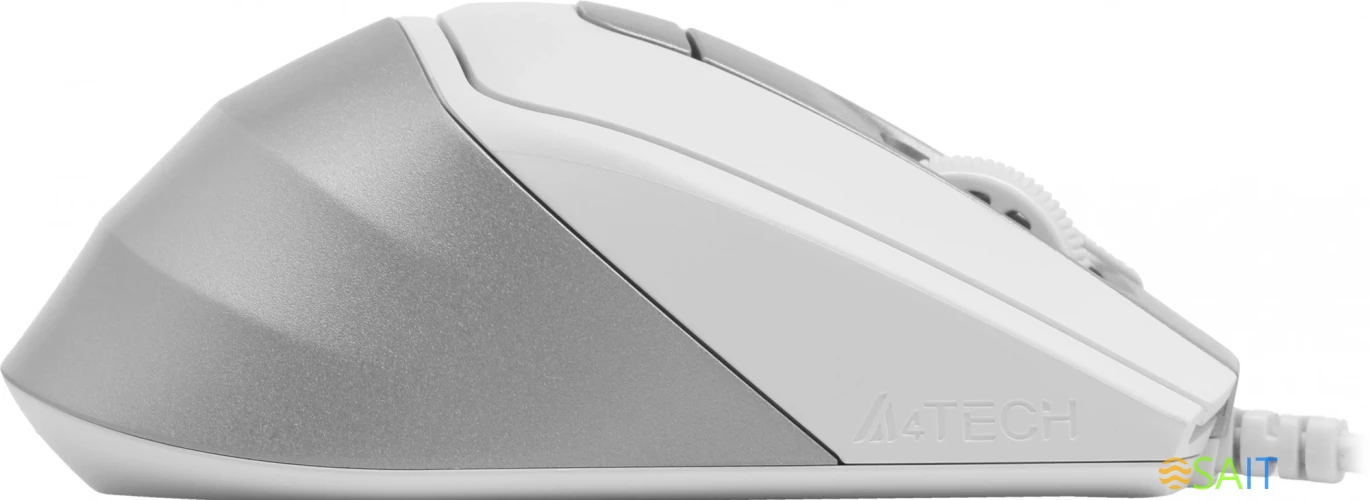 Мышь A4Tech Fstyler FM45S Air белый/серебристый оптическая 2400dpi silent USB 7but (FM45S AIR USB (SILVER WHITE))