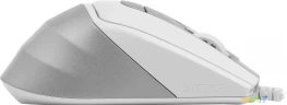 Мышь A4Tech Fstyler FM45S Air белый/серебристый оптическая 2400dpi silent USB 7but (FM45S AIR USB (SILVER WHITE))