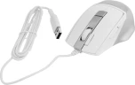 Мышь A4Tech Fstyler FM45S Air белый/серебристый оптическая 2400dpi silent USB 7but (FM45S AIR USB (SILVER WHITE))