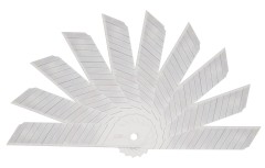 Лезвия для канцелярского ножа Deli E2017 шир.лез.18мм сталь (упак.:10шт) пласт.кор.