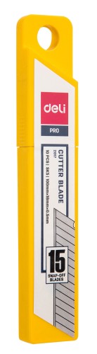 Лезвия для канцелярского ножа Deli E2017 шир.лез.18мм сталь (упак.:10шт) пласт.кор.