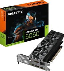 Видеокарта Gigabyte PCI-E 5.0 GV-N5060D7-8GL NVIDIA GeForce RTX 5060 8Gb 128bit GDDR7 2497/28000 HDMIx1 DPx3 HDCP Ret low profile