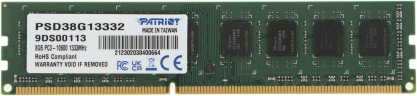 Память DDR3 8Gb 1333MHz Patriot PSD38G13332 RTL PC3-10600 CL9 DIMM 240-pin 1.5В dual rank Ret