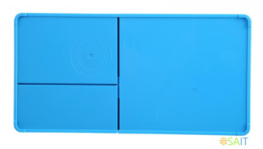 Органайзер настольный Deli EZ25130 Rio 4отд. 175x90x92мм голубой пластик