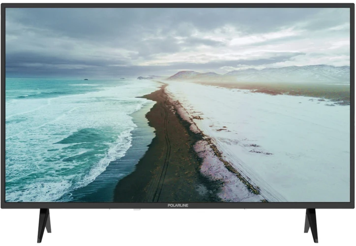 Телевизор LED PolarLine 43" 43PL51STC-SM черный FULL HD 60Hz DVB-T DVB-T2 DVB-C DVB-S2 USB WiFi Smart TV (RUS)
