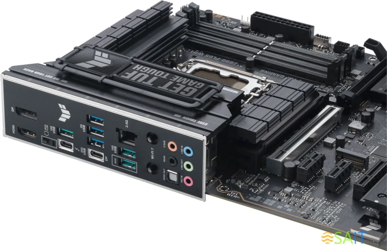 Материнская плата Asus TUF GAMING Z890-PLUS WIFI Soc-1851 Intel Z890 4xDDR5 ATX AC`97 8ch(7.1) 2.5Gg RAID+HDMI+DP