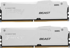 Память DDR5 2x16GB 6400MHz Kingston KF564C32BWEAK2-32 Fury Beast RGB RTL Gaming PC5-51200 CL32 DIMM 288-pin 1.4В kit dual rank с радиатором Ret