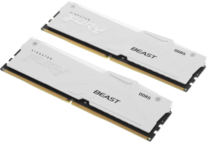 Память DDR5 2x16GB 6400MHz Kingston KF564C32BWEAK2-32 Fury Beast RGB RTL Gaming PC5-51200 CL32 DIMM 288-pin 1.4В kit dual rank с радиатором Ret