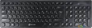 Клавиатура Оклик 880S черный USB беспроводная slim Multimedia