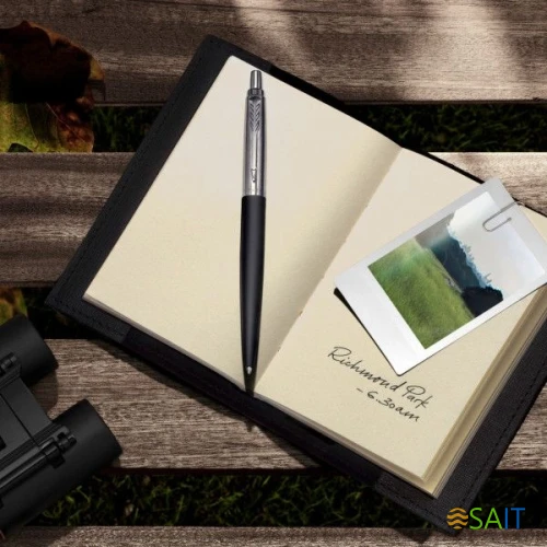 Ручка шариков. Parker Jotter XL K69 (2068358) Matte Black CT M син. черн. подар.кор.