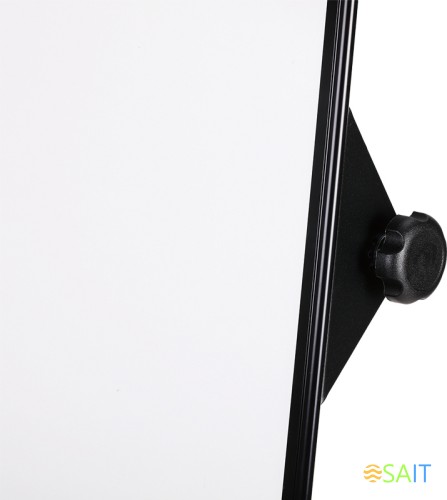 Флипчарт Deli EV130 лак 75x106.7см на роликах белый/черный