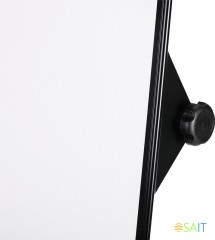 Флипчарт Deli EV130 лак 75x106.7см на роликах белый/черный