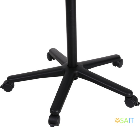 Флипчарт Deli EV130 лак 75x106.7см на роликах белый/черный