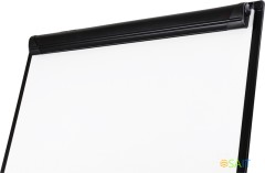 Флипчарт Deli EV130 лак 75x106.7см на роликах белый/черный