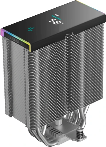 Устройство охлаждения(кулер) Deepcool AK500S Digital SE Soc-AM5/AM4/1200/1700/1851 черный 4-pin 28dB Al+Cu LCD 240W 864gr Ret (R-AK500S-BKADMN-GJD)