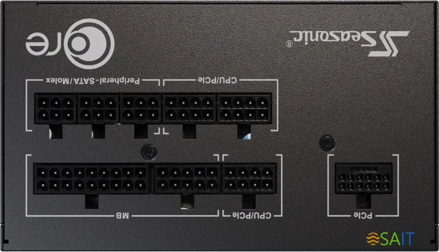 Блок питания Seasonic ATX 850W Core GX-850 Gen.5 80+ gold 24pin APFC 120mm fan 8xSATA Cab Manag RTL