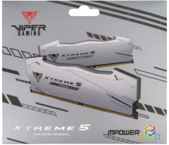 Память DDR5 2x24GB 6400MHz Patriot PVXR548G64C32KM Viper Xtreme 5 RGB RTL Gaming PC5-51200 CL32 DIMM 288-pin 1.4В с радиатором Ret