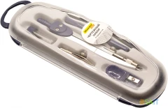 Готовальня Silwerhof Daily корпус синий металл 12см в компл.:5 предметов