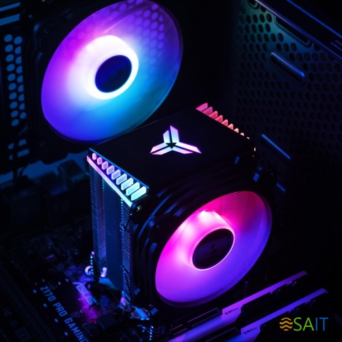 Устройство охлаждения(кулер) Jonsbo CR-1400 RGB белый 4-pin 20-30.5dB Al 130W 450gr Ret (CR-1400 COLOR WHITE)