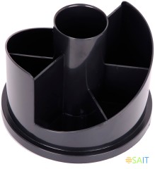 Настольный набор Deli E38251A (16 предметов) пластик черный