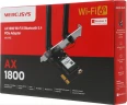 Сетевой адаптер Wi-Fi + Bluetooth Mercusys MA70XE AX1800 PCI Express (ант.внеш.несъем.) 2ант.