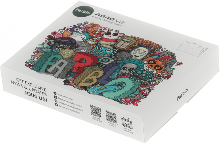 Графический планшет Parblo A640 V2 USB Type-C черный