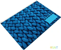 Папка на молнии ZIP Silwerhof FABRIC A4+ ПВХ 0.25мм