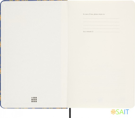 Еженедельник Moleskine LE PRESCIOUS & ETHICAL SILK 130х210мм недатир. обложка текстиль 240стр. синий