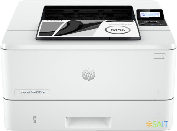 Принтер лазерный HP LaserJet Pro 4003dn (2Z609A) A4 Duplex Net белый