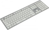Клавиатура A4Tech FX50 белый USB slim Multimedia (FX50 WHITE) кабель 1.5м