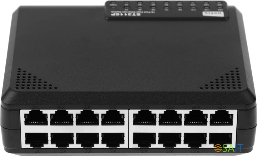 Коммутатор Netis ST3116P (L2) 16x100Мбит/с неуправляемый