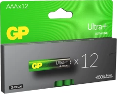 Батарея GP Ultra Plus Alkaline 24AUPA21-2CRB12 AAA (12шт) блистер