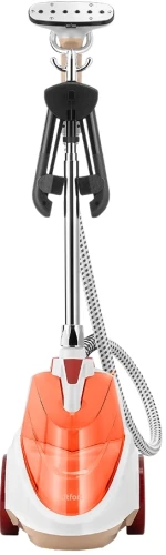 Отпариватель напольный Kitfort КТ-9357 2200Вт оранжевый/белый