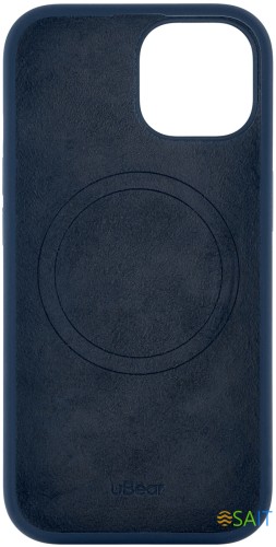 Чехол (клип-кейс) uBear для Apple iPhone 15 Touch Mag Case with MagSafe темно-синий (CS257DB61TH-I23M)