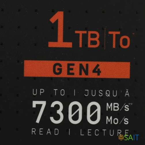 Накопитель SSD WD PCIe 4.0 x4 1TB WDS100T2X0E Black SN850X M.2 2280