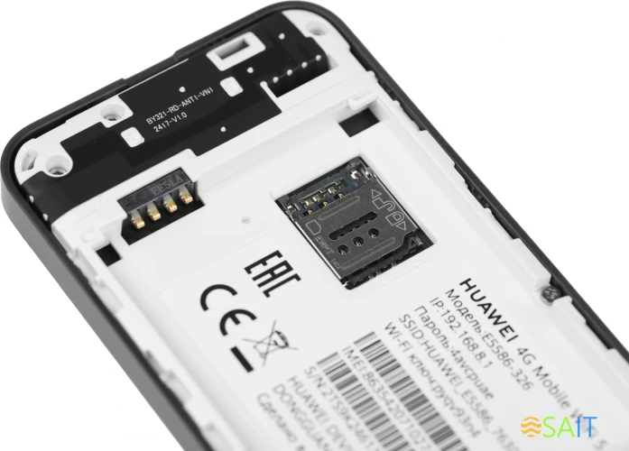 Модем 3G/4G Huawei E5586-326 USB Type-C Wi-Fi Firewall +Router внешний черный