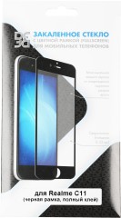 Защитное стекло для экрана DF rmColor-10 черный для Realme C11 1шт. (DF RMCOLOR-10 (BLACK))