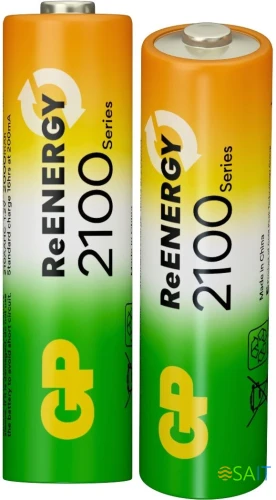 Аккумулятор GP 210AAHC АА+75AAAHC AAA NiMH 2000mAh (4шт)