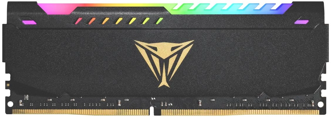 Память DDR4 32GB 3200MHz Patriot PVSR432G320C8 Viper Steel RGB RTL Gaming PC4-25600 CL18 DIMM 288-pin 1.35В dual rank с радиатором Ret