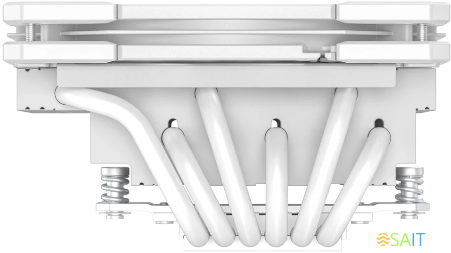 Устройство охлаждения(кулер) ID-Cooling IS-67-XT Soc-AM5/AM4/1200/1700/1851 белый 4-pin 16-35dB Al+Cu 150W 500gr Ret (IS-67-XT WHITE)
