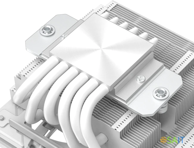 Устройство охлаждения(кулер) ID-Cooling IS-67-XT Soc-AM5/AM4/1200/1700/1851 белый 4-pin 16-35dB Al+Cu 150W 500gr Ret (IS-67-XT WHITE)