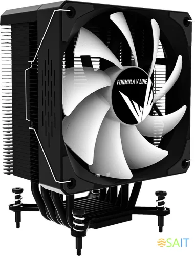Устройство охлаждения(кулер) Formula Ice Burg EX ARGB Soc-AM5/AM4/1200/1700/1851 черный 4-pin 17-34dB Al+Cu 220W 751gr Ret (ICE BURG EX ARPW 6P BK)