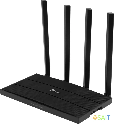 Роутер беспроводной TP-Link Archer C6U AC1200 10/100/1000BASE-TX черный