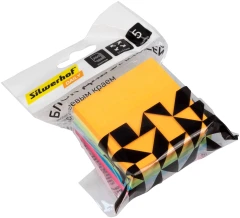 Блок самоклеящийся бумажный Silwerhof Daily 51x51мм 250лист. 75г/м2 неон 5цв.в упак. европодвес