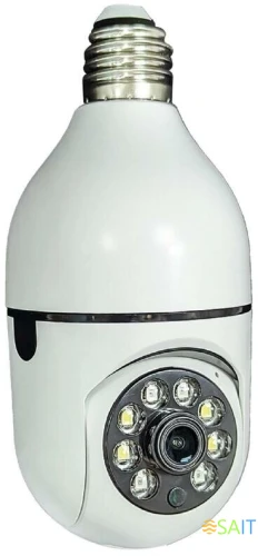 Камера видеонаблюдения IP Tantos iЛампа Wi-Fi 3.6-3.6мм корп.:белый (00-00305937)